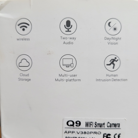 WiFi Camera wireless ip camera, 1944p, v380pro, 360 degree, home security - Picture 4 of 8